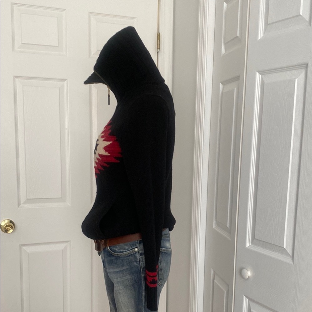 LRL Lauren Jeans Co. Lambs Wool Zip-Up Sweater - Picture 3 of 7